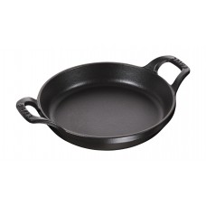 БЛЮДО КРУГЛОЕ 16 см. STAUB, ЧЕРНОЕ