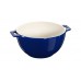 Чаша для салатов керамическая 1,4 л. Staub, синяя